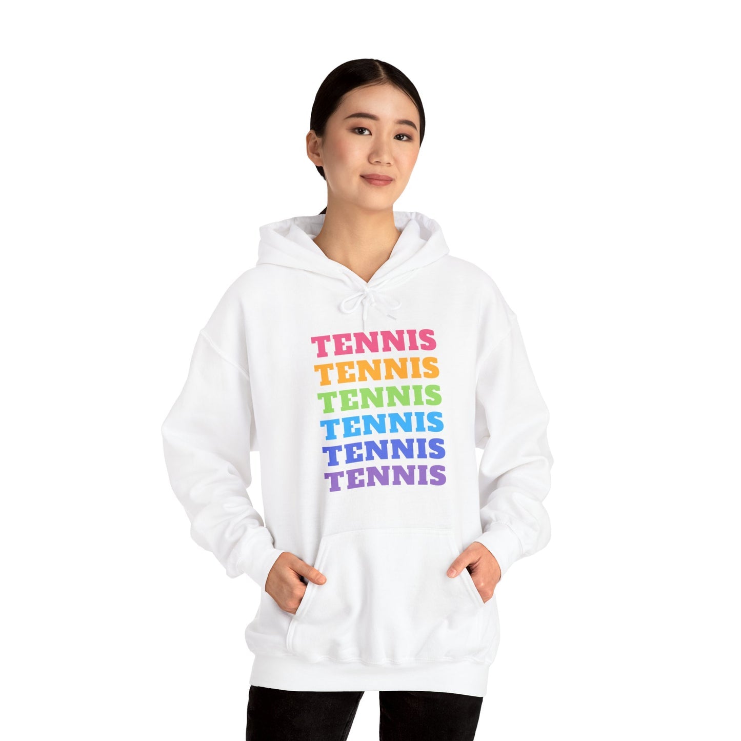 DOWN THE LINE - Tennis Hoodie