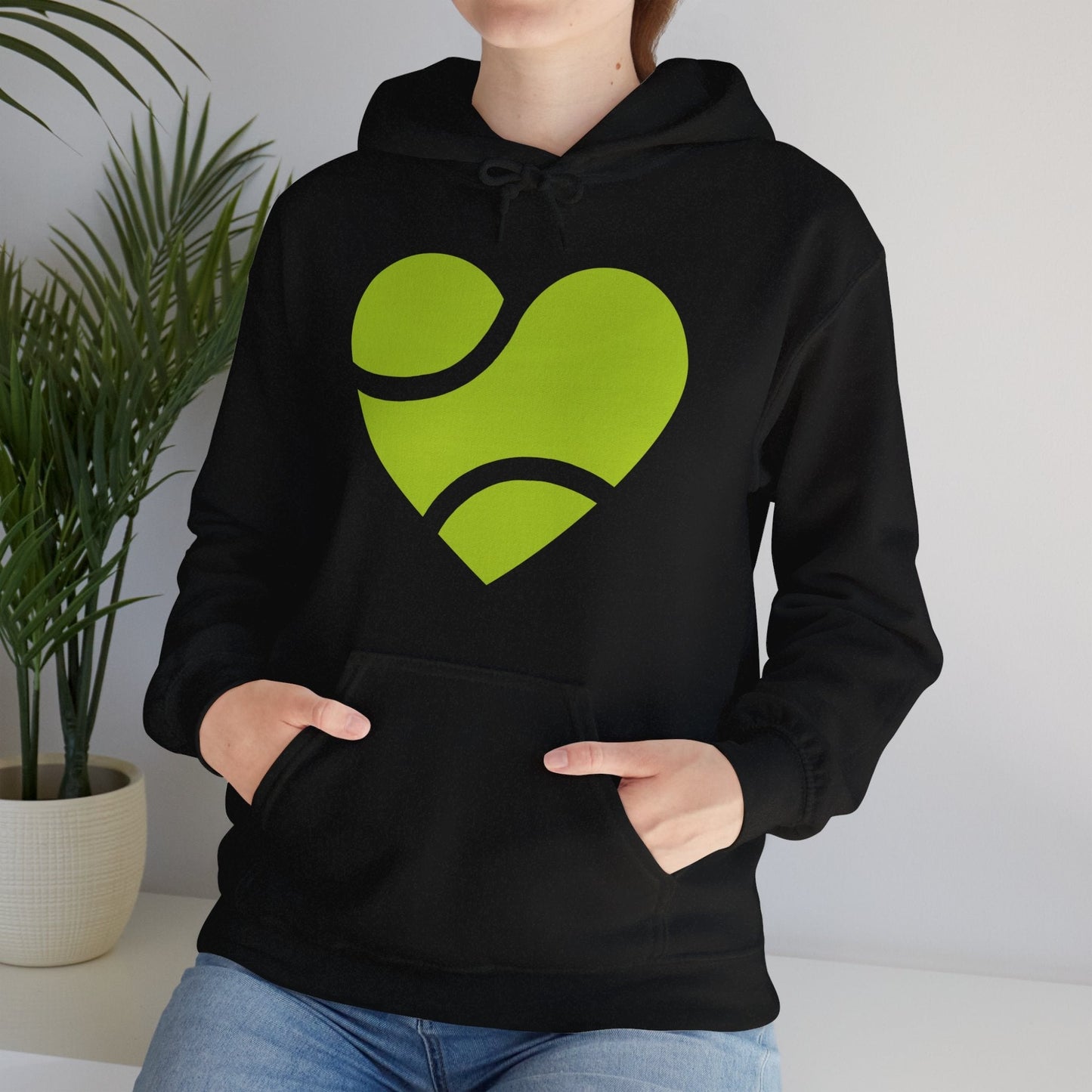 HEART - BALL  - Tennis Hoodie