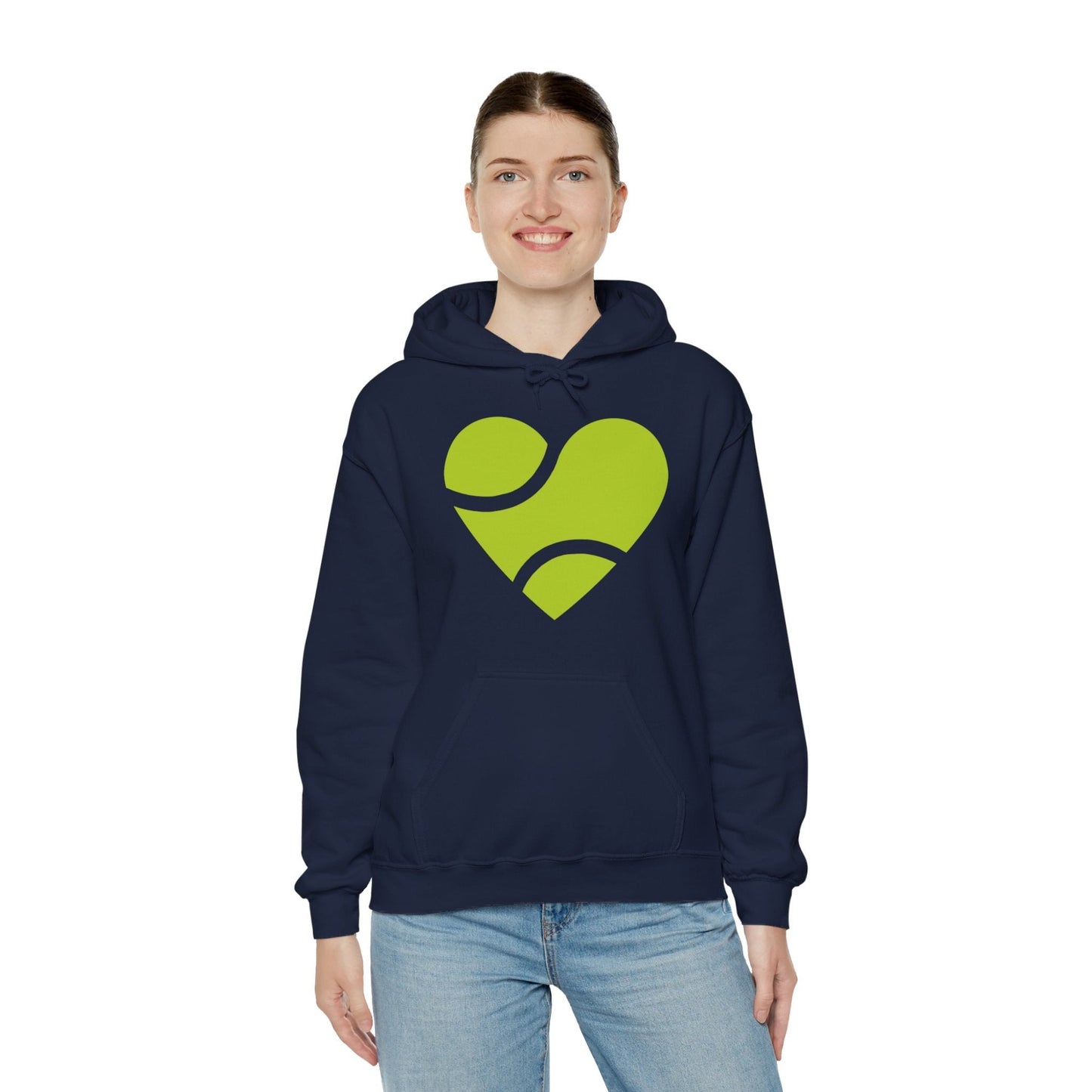 HEART - BALL  - Tennis Hoodie