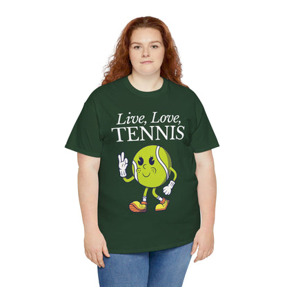 LIVE LOVE TENNIS - Tennis Basic Tee