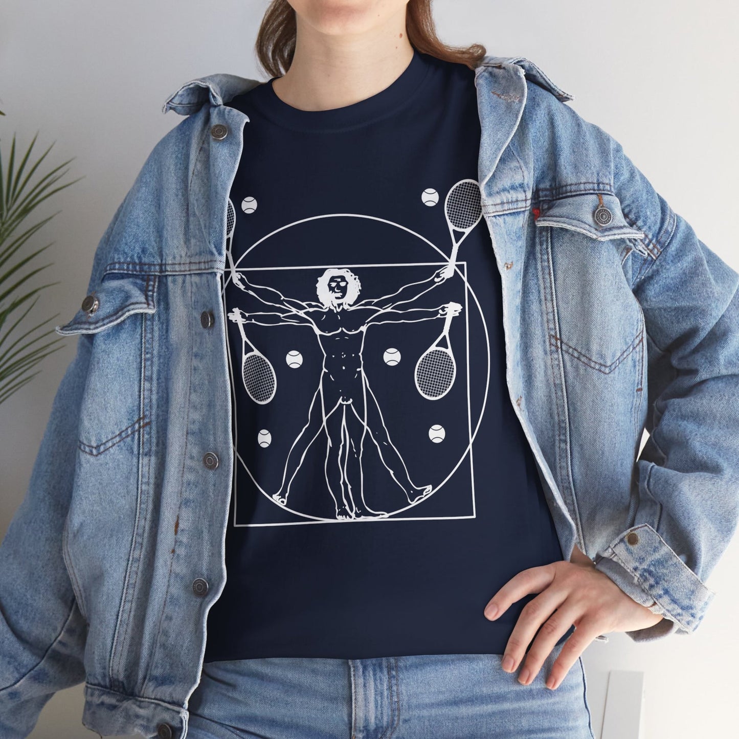 VITRUVIAN MAN (LEONARDO DA VINCI) - Tennis Basic Tee