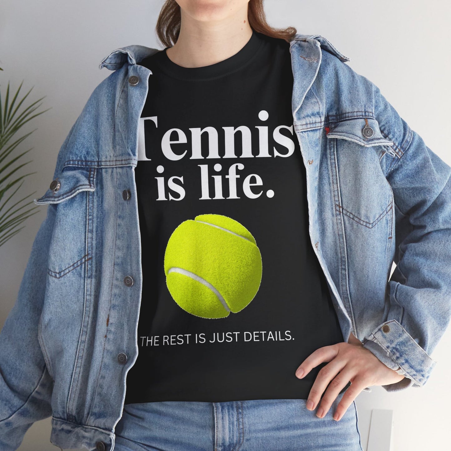 TENNIS IS LIFE  - Tennis Basic Tee