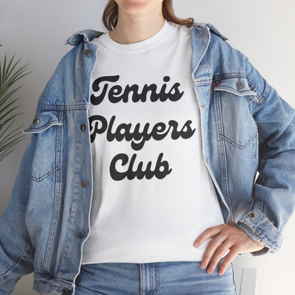 TENNIS PLAYERS CLUB - Tennis Basic Tee