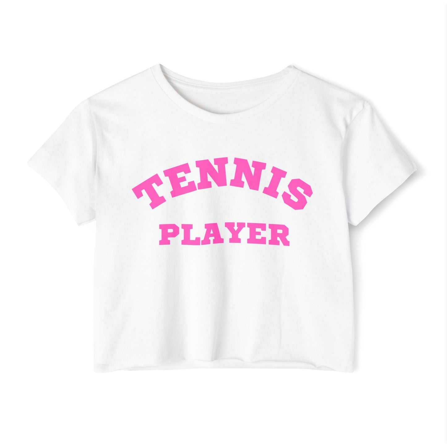 TENNIS PLAYER 3 (Pink) - Crop Top