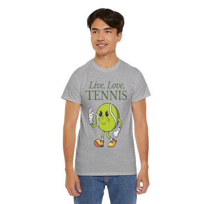 LIVE LOVE TENNIS - Tennis Basic Tee