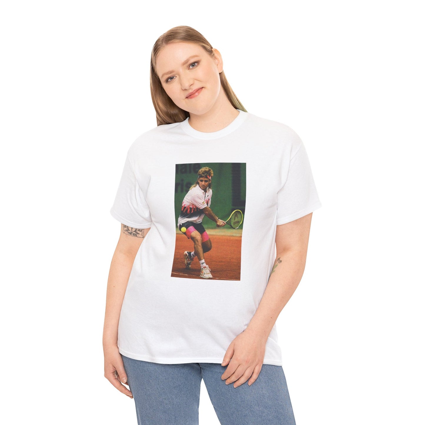 AGASSI 1 - Tennis Basic Tee