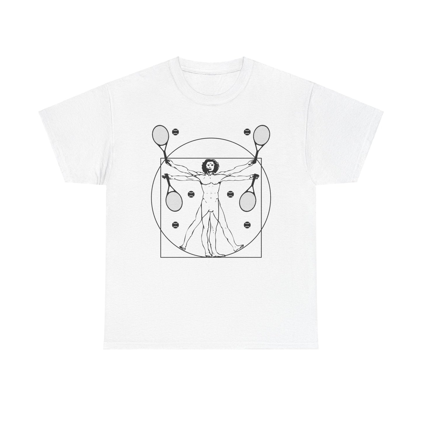 VITRUVIAN MAN (LEONARDO DA VINCI) - Tennis Basic Tee