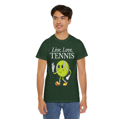 LIVE LOVE TENNIS - Tennis Basic Tee