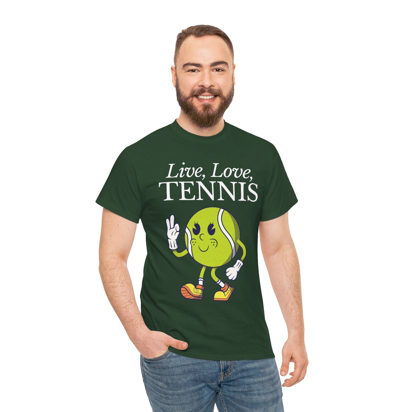 LIVE LOVE TENNIS - Tennis Basic Tee