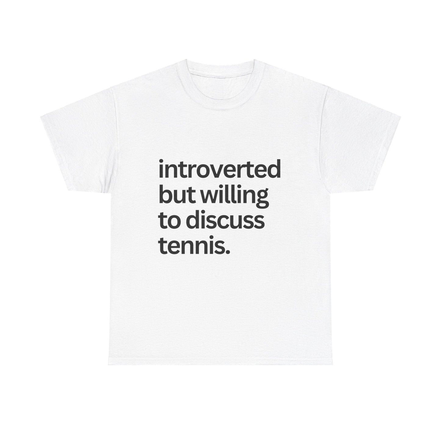 INTROVERT - Tennis Basic Tee