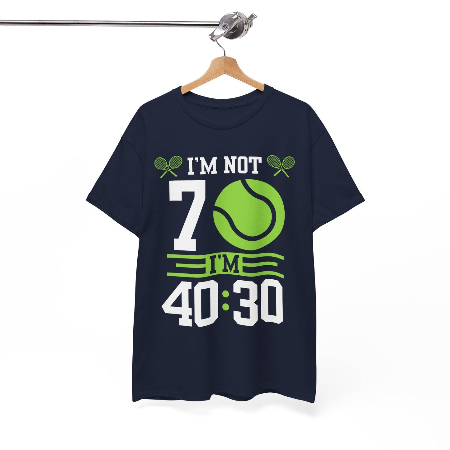 70 YEAR OLD TENNIS PLAYER - Tennis Basic Tee