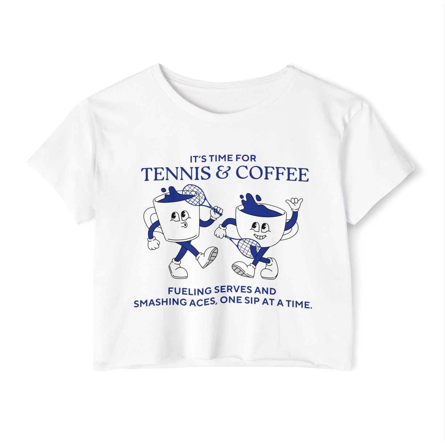 COFFEE & TENNIS 2 - Crop Top