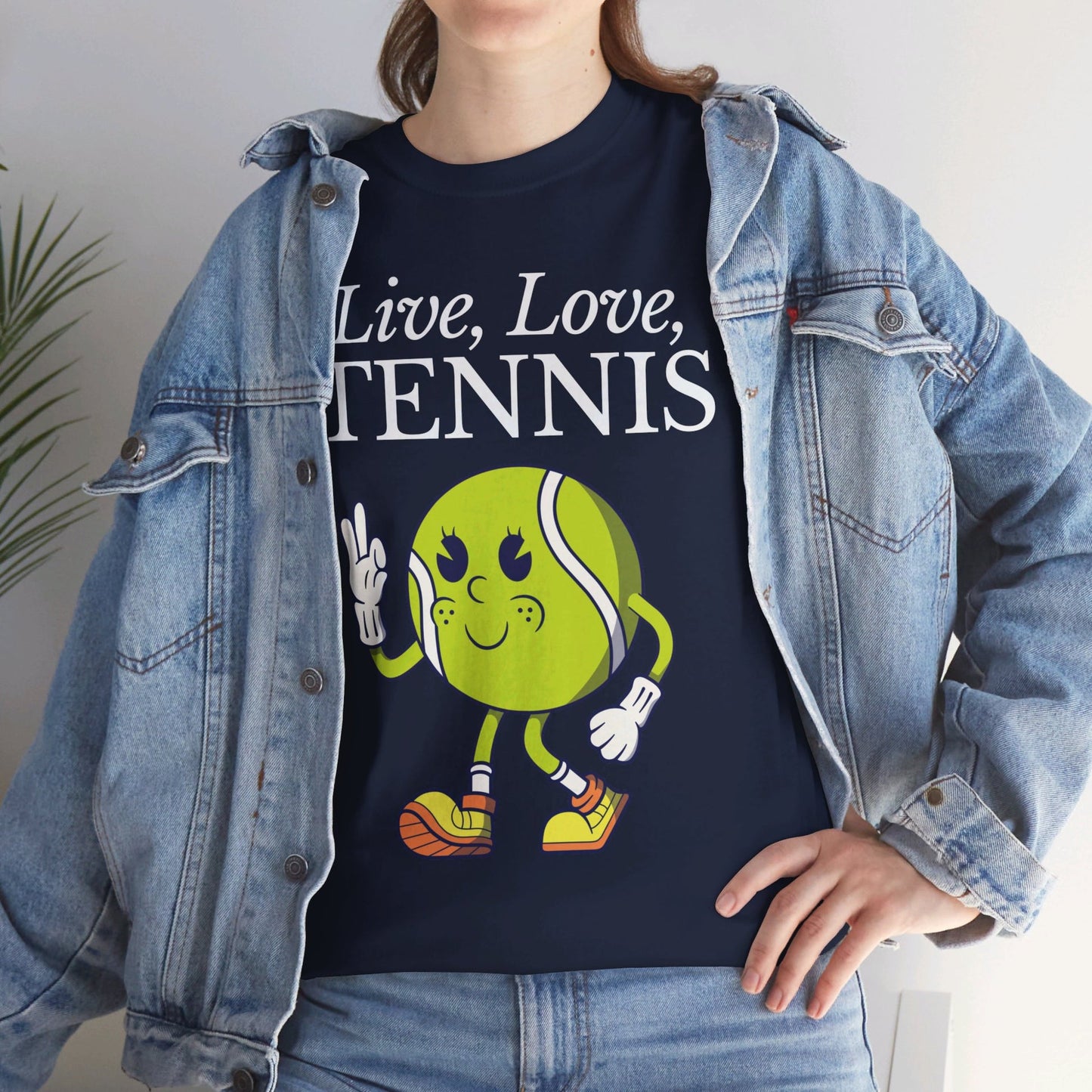 LIVE LOVE TENNIS - Tennis Basic Tee