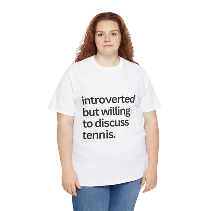 INTROVERT - Tennis Basic Tee