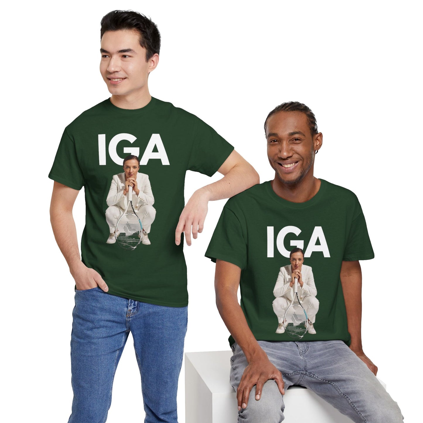 IGA SWIATEK 3 - Tennis Basic Tee