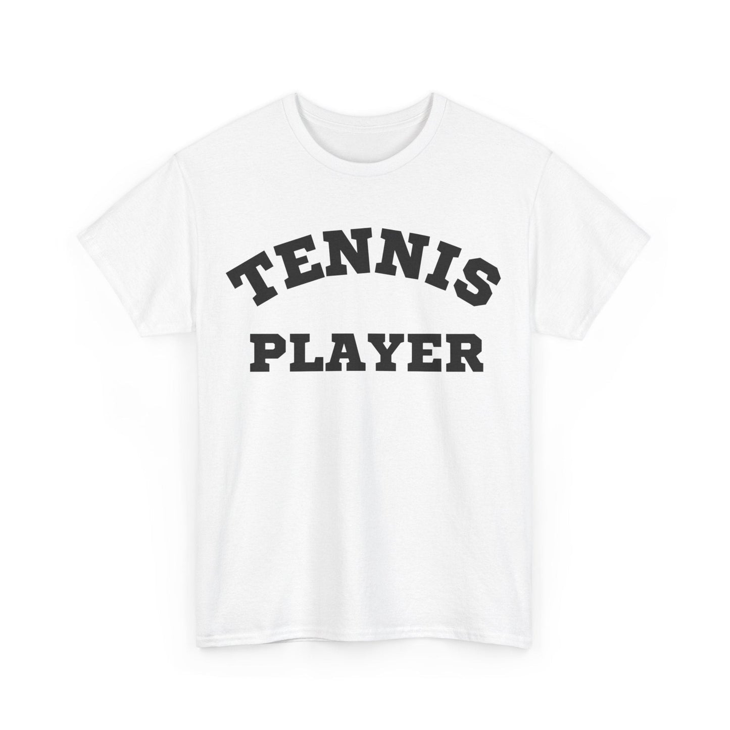 TENNIS PLAYER 3 (White-Black) - Tennis Basic Tee