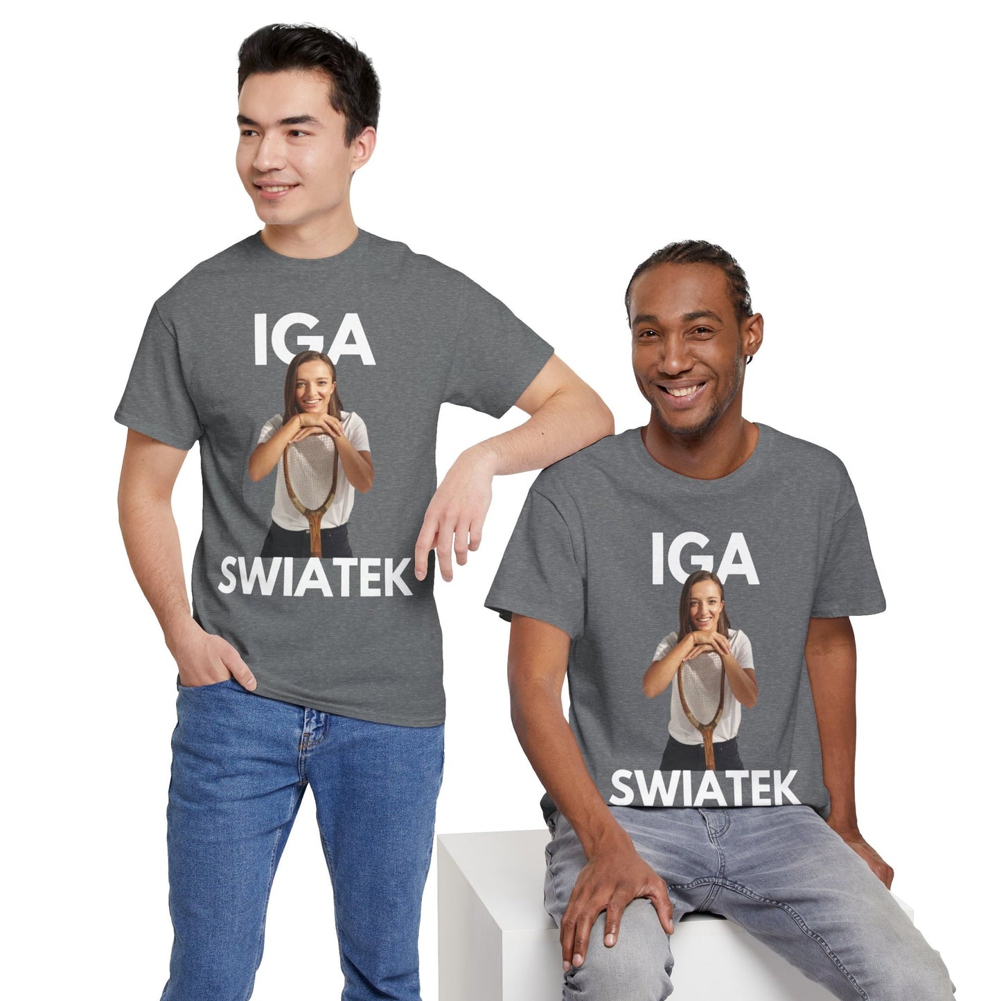 IGA SWIATEK 2 - Tennis Basic Tee