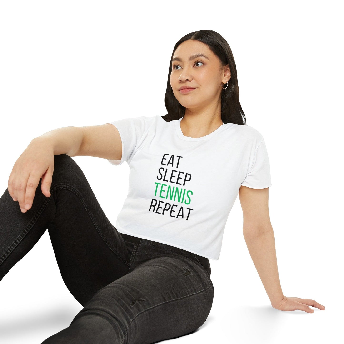 EAT SLEEP - Crop Top