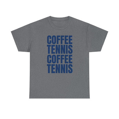 COFFEE & TENNIS 3 - Tennis Basic Tee