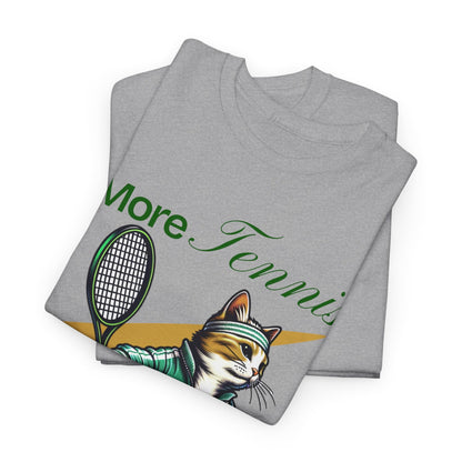 MORE TENNIS - Tennis Basic Tee