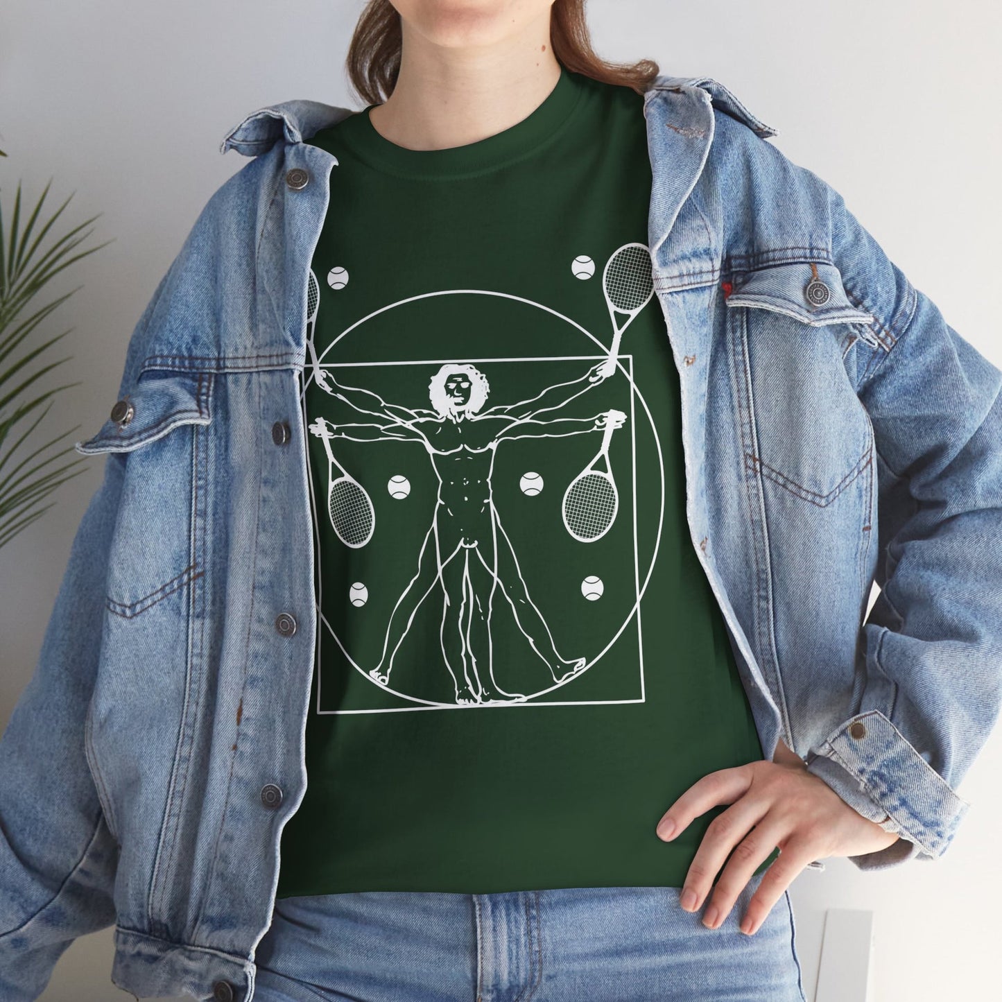 VITRUVIAN MAN (LEONARDO DA VINCI) - Tennis Basic Tee