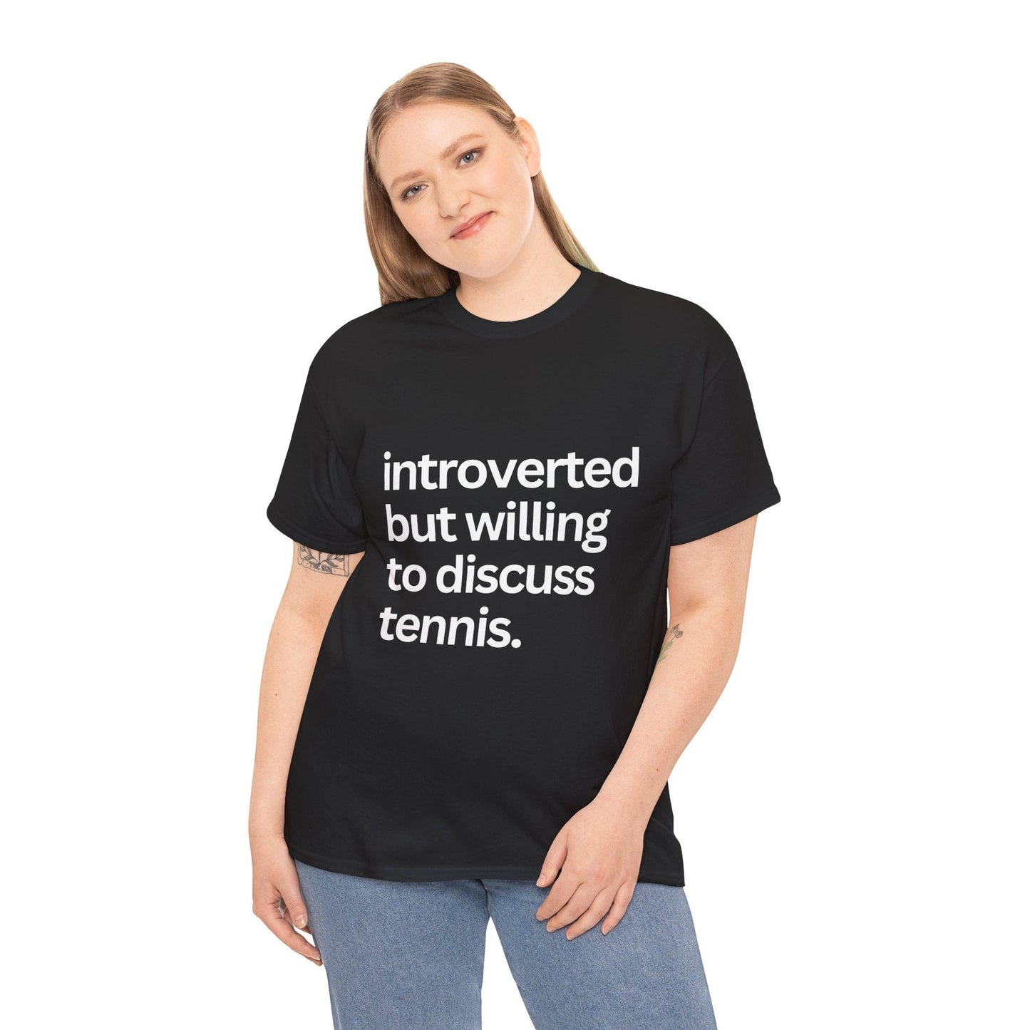 INTROVERT - Tennis Basic Tee