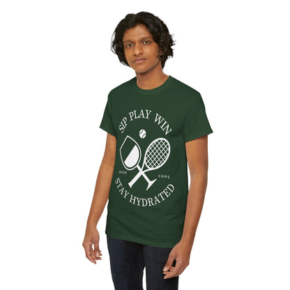 STAY HYDRATED - Tennis Basic Tee