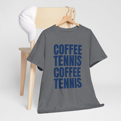 COFFEE & TENNIS 3 - Tennis Basic Tee