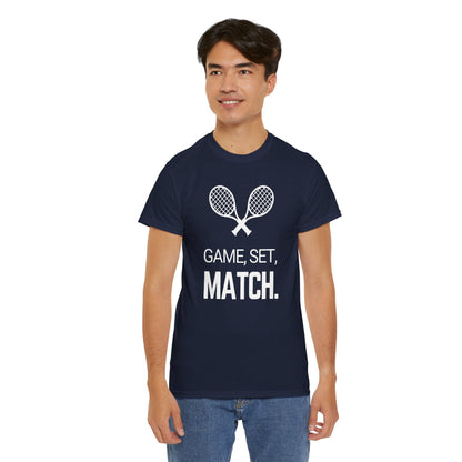 GAME SET MATCH 1 - Tennis Basic Tee