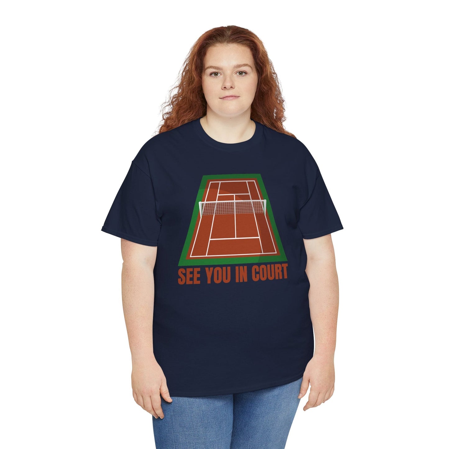 SEE YOU IN COURT 1 - Tennis Basic Tee