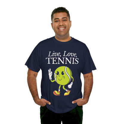 LIVE LOVE TENNIS - Tennis Basic Tee