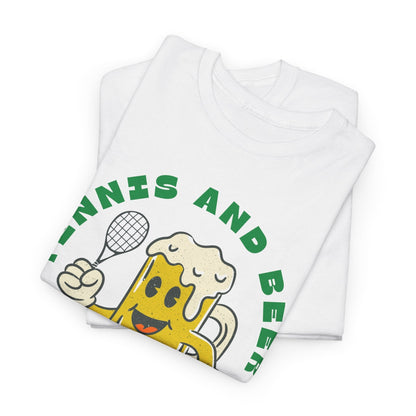 TENNIS & BEER - Tennis Basic Tee