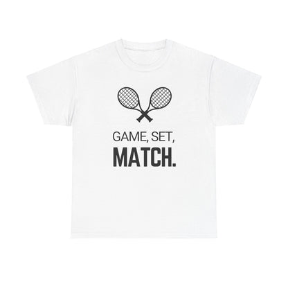 GAME SET MATCH 1 - Tennis Basic Tee