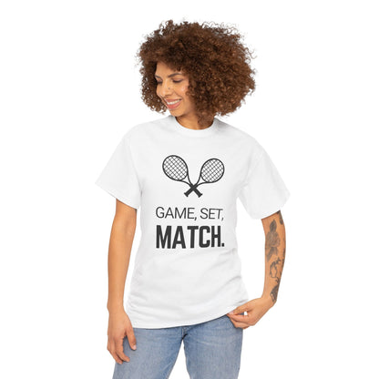 GAME SET MATCH 1 - Tennis Basic Tee