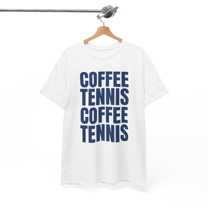 COFFEE & TENNIS 3 - Tennis Basic Tee