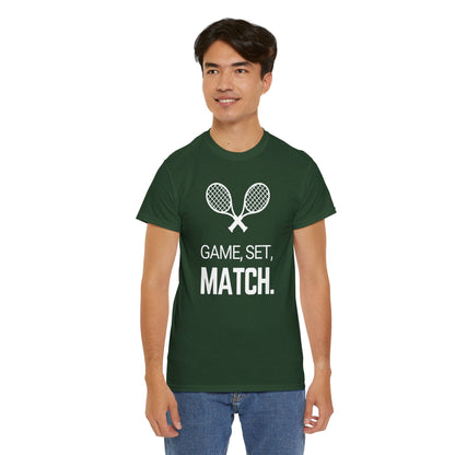 GAME SET MATCH 1 - Tennis Basic Tee