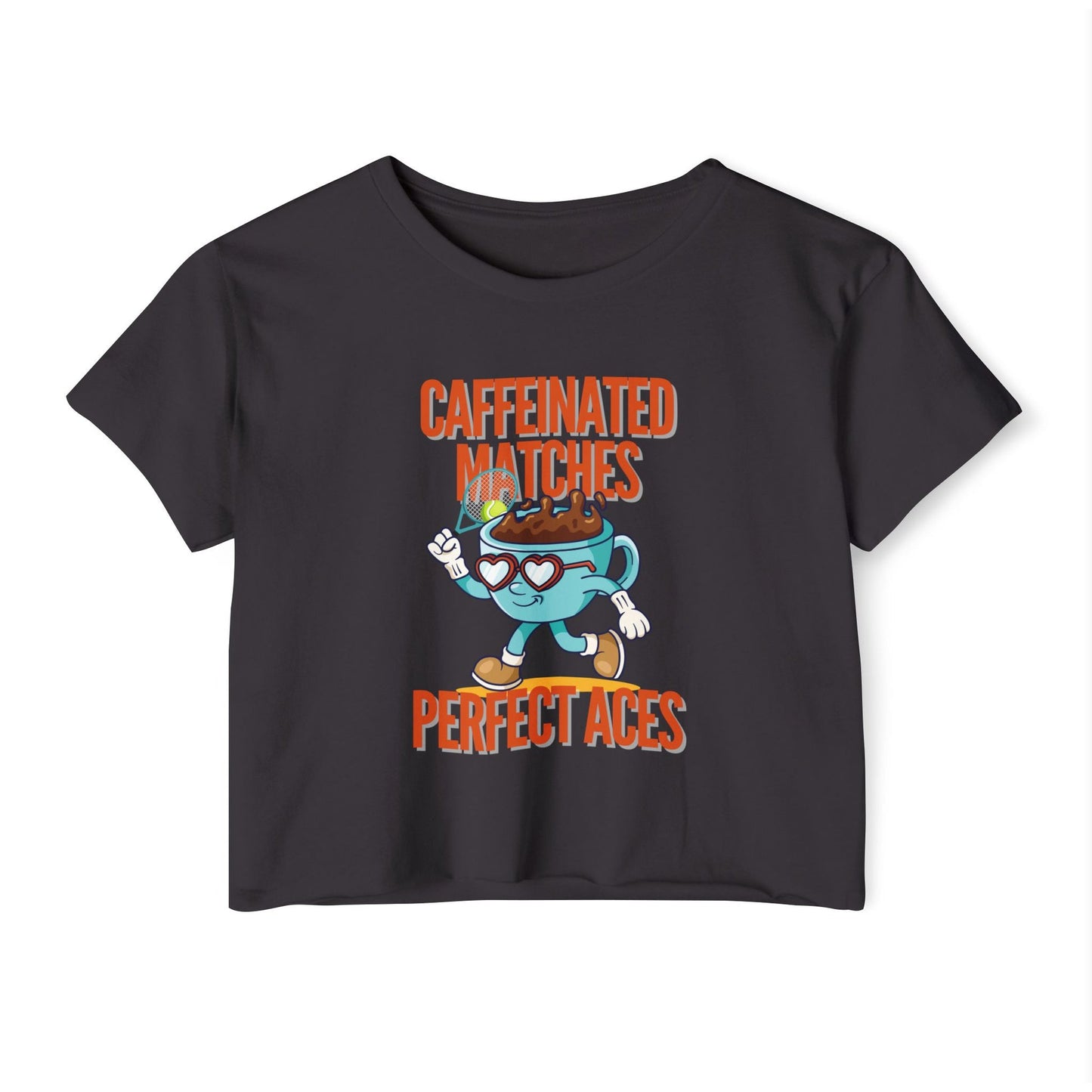 CAFFEINATED - Crop Top