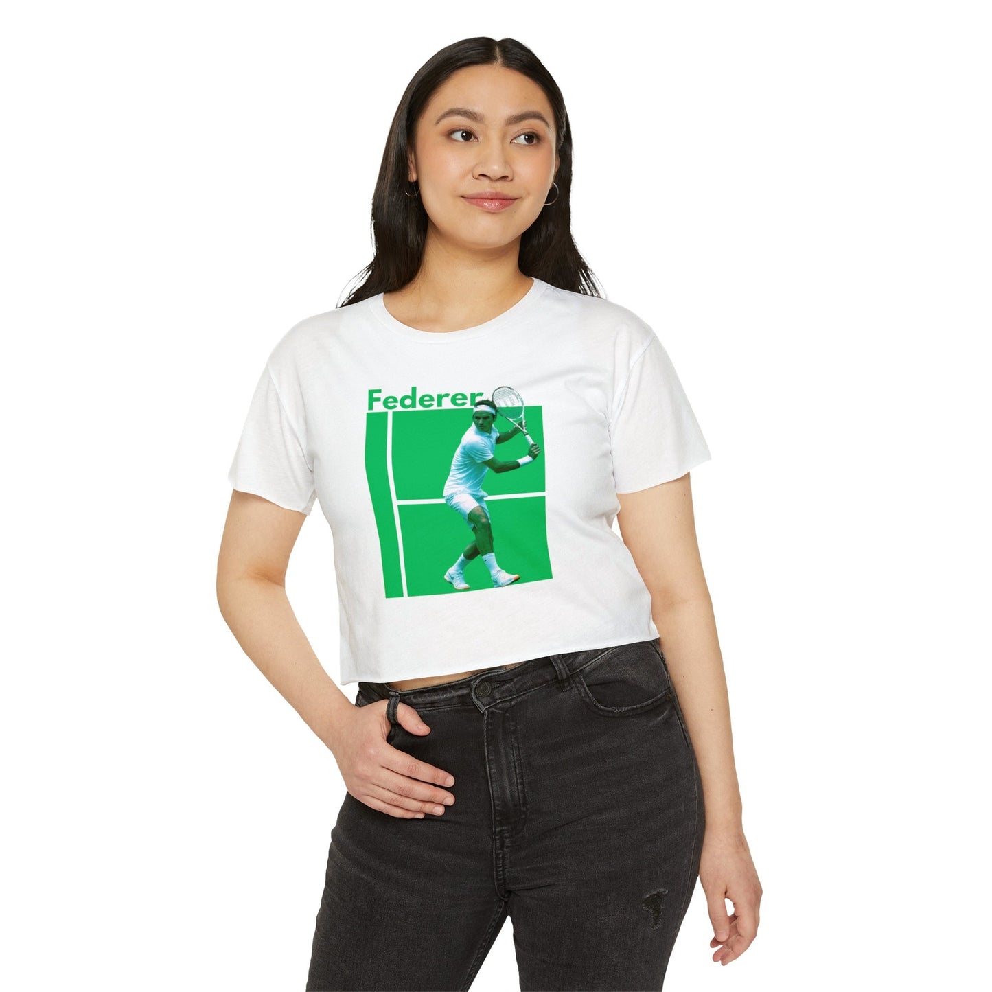 FEDERER 4 - Tennis Crop Top