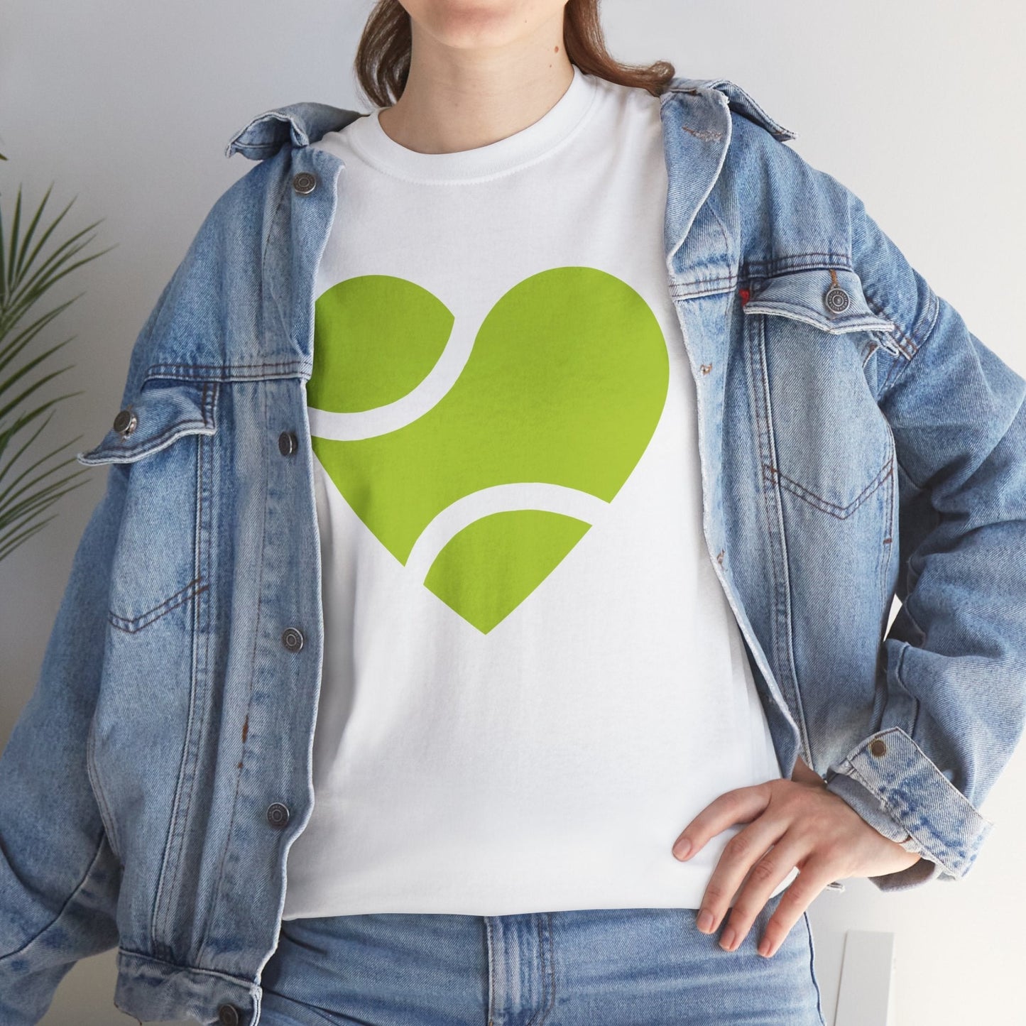 HEART - BALL - Tennis Basic Tee