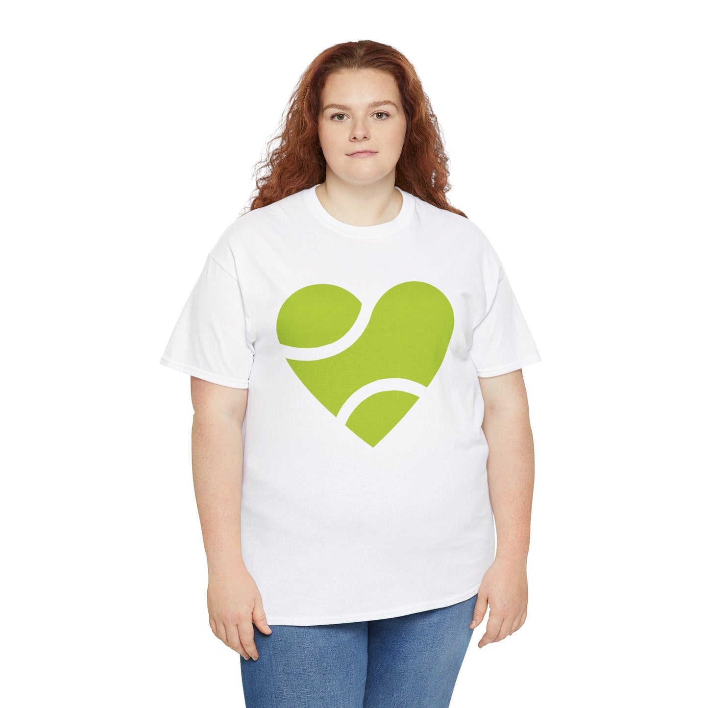 HEART - BALL - Tennis Basic Tee