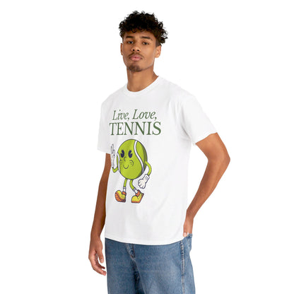 LIVE LOVE TENNIS - Tennis Basic Tee