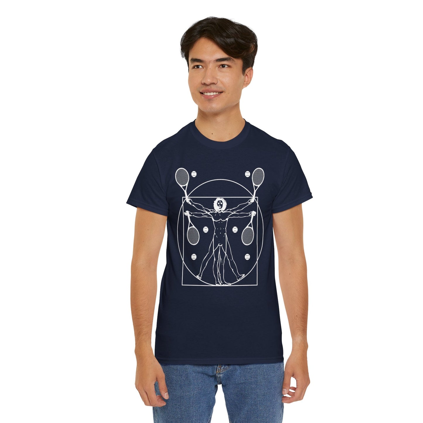 VITRUVIAN MAN (LEONARDO DA VINCI) - Tennis Basic Tee