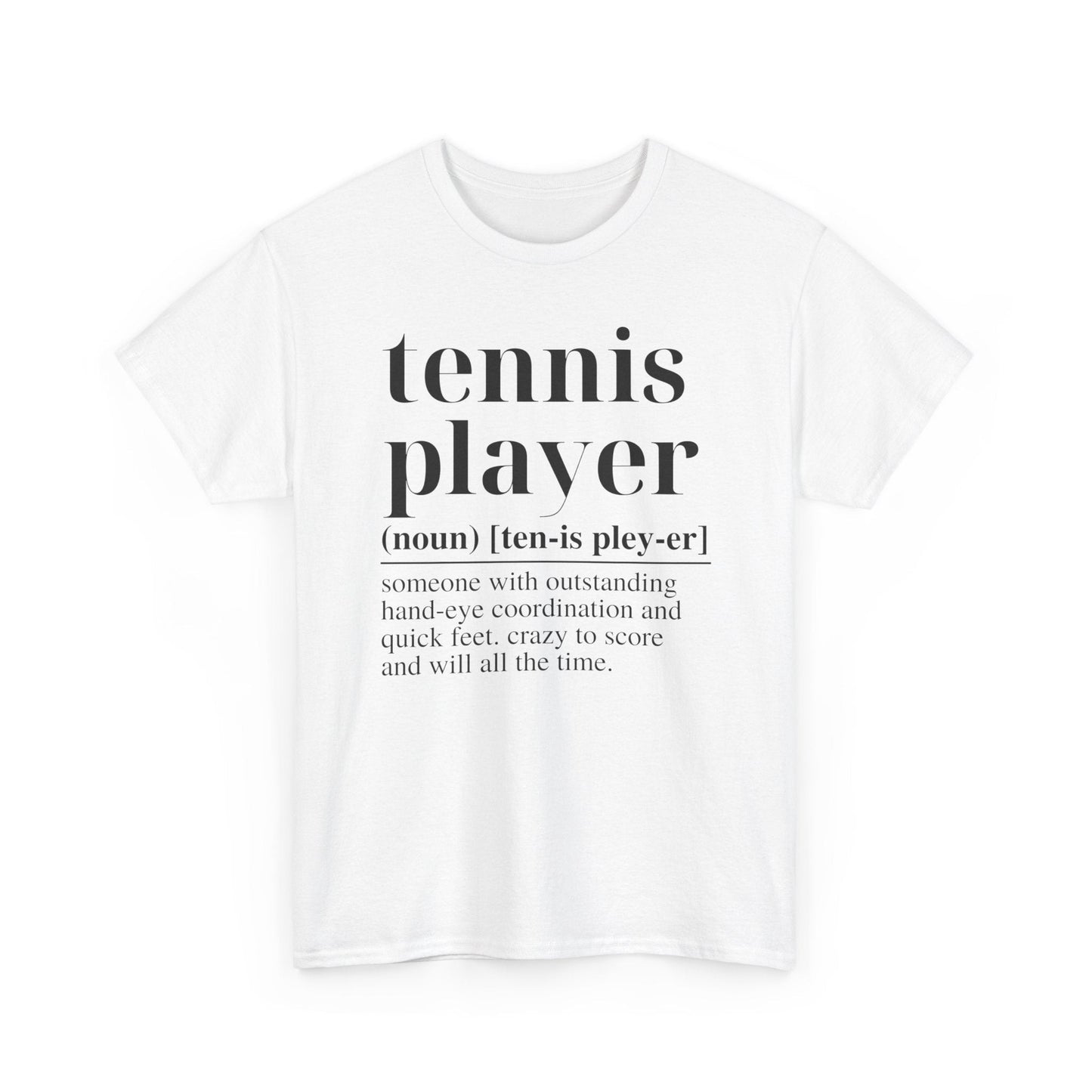 TENNIS PLAYER 1 - Tennis Basic Tee