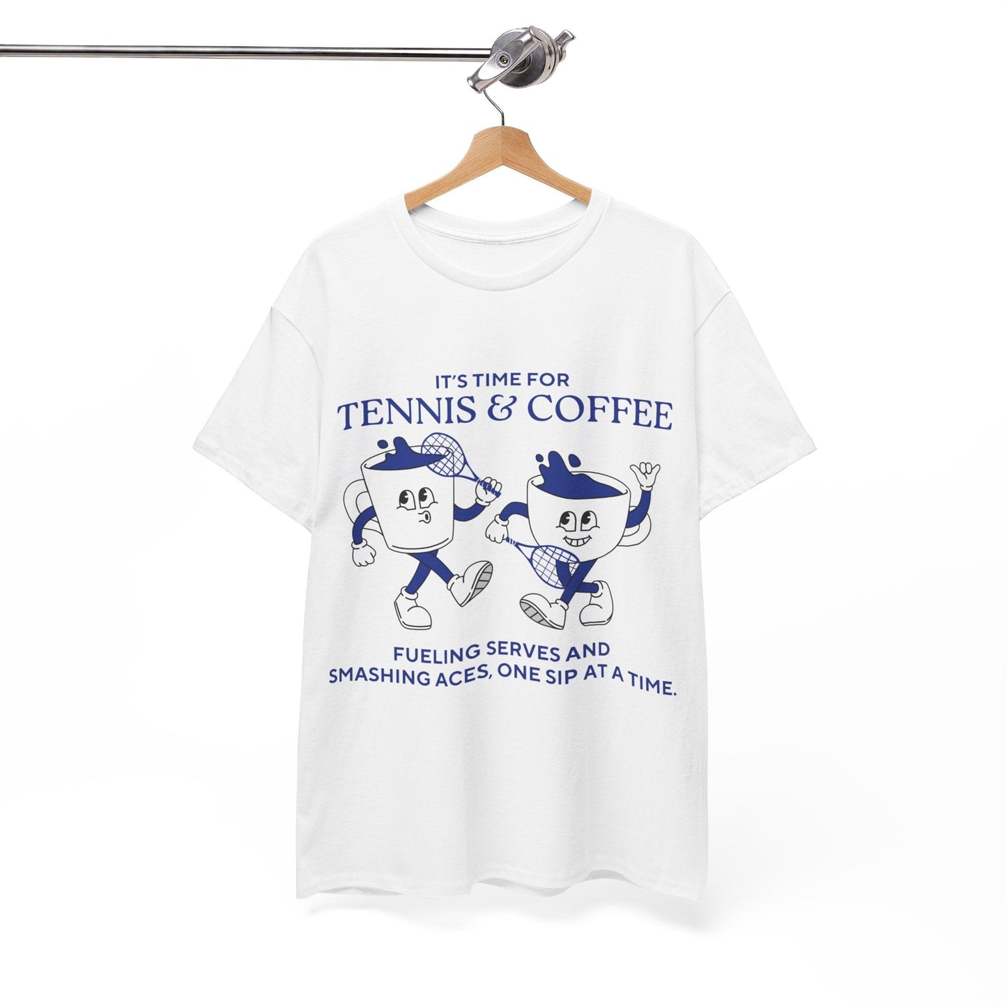 COFFEE & TENNIS 2 - Tennis Basic Tee