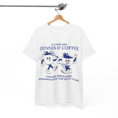 COFFEE & TENNIS 2 - Tennis Basic Tee