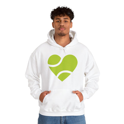 HEART - BALL  - Tennis Hoodie