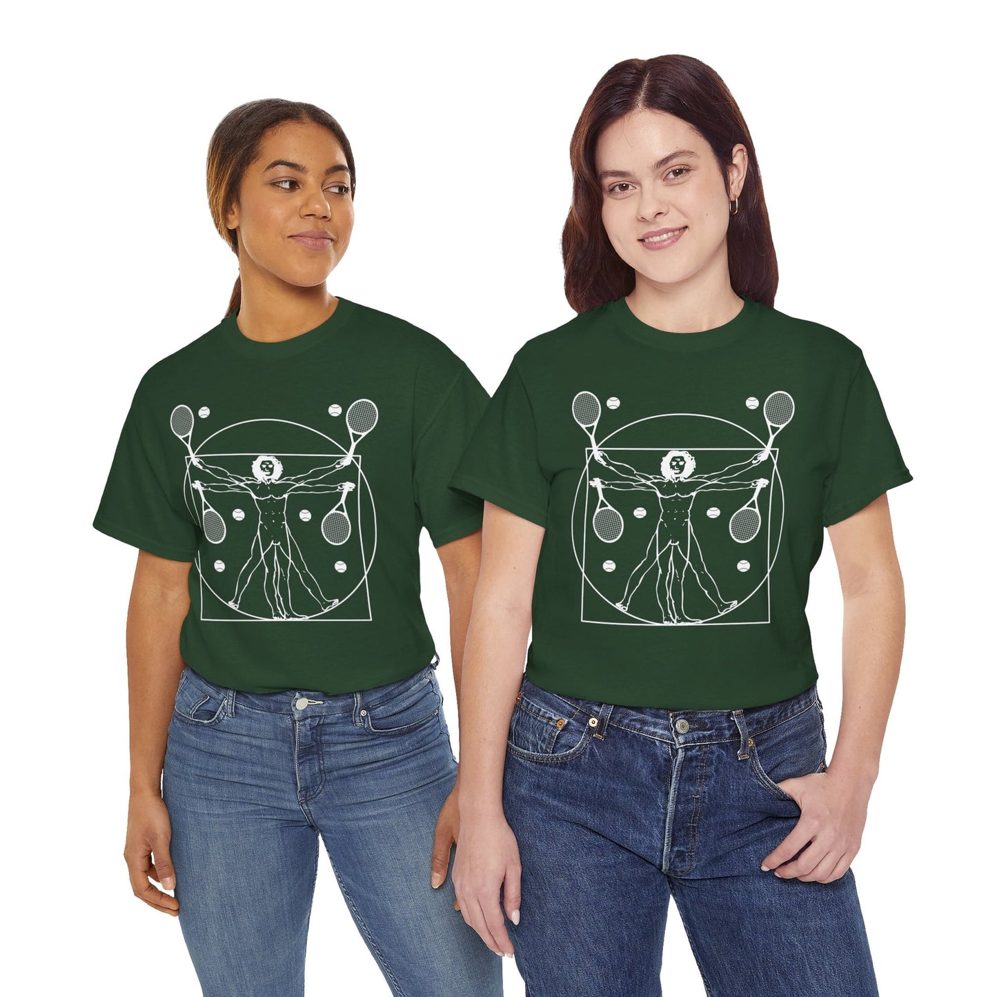 VITRUVIAN MAN (LEONARDO DA VINCI) - Tennis Basic Tee