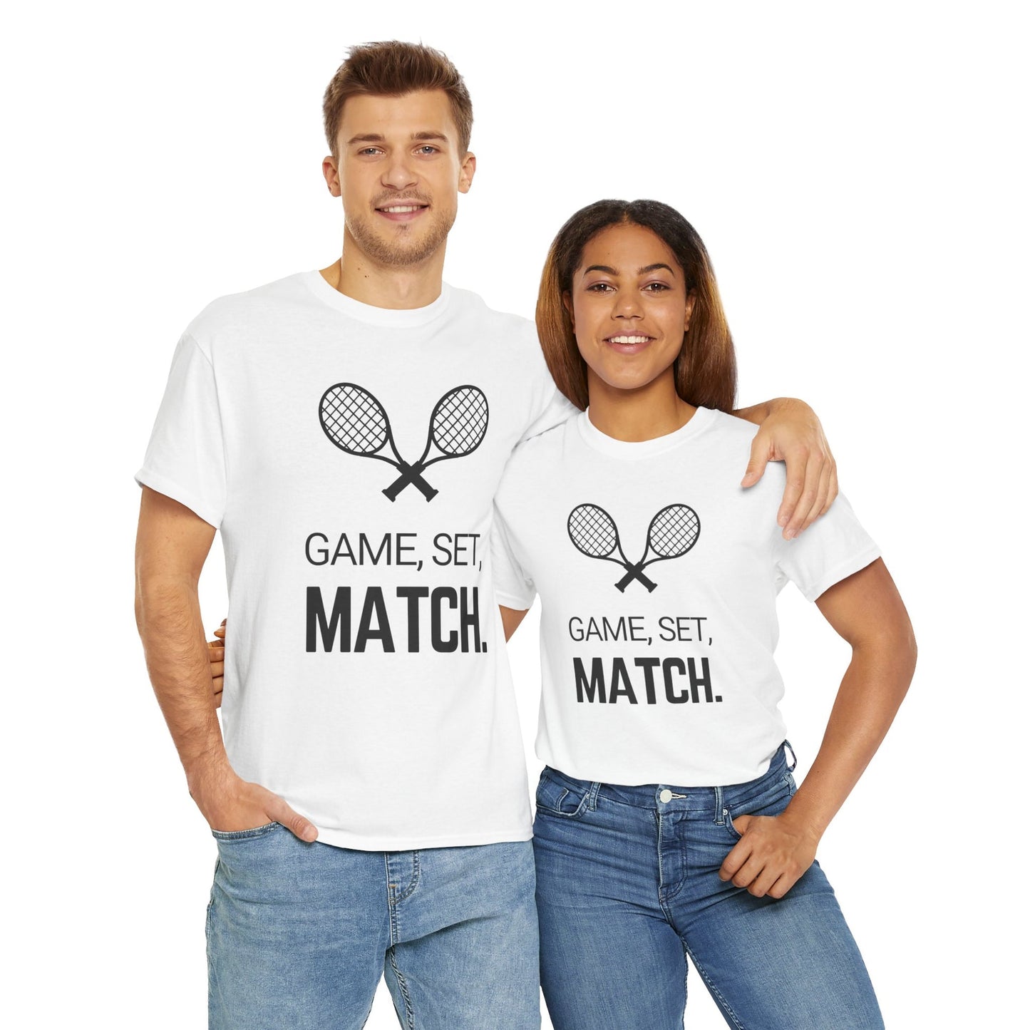 GAME SET MATCH 1 - Tennis Basic Tee