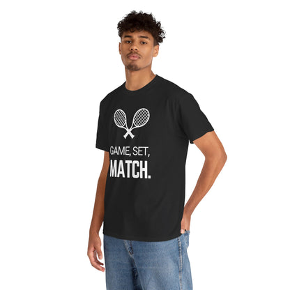 GAME SET MATCH 1 - Tennis Basic Tee