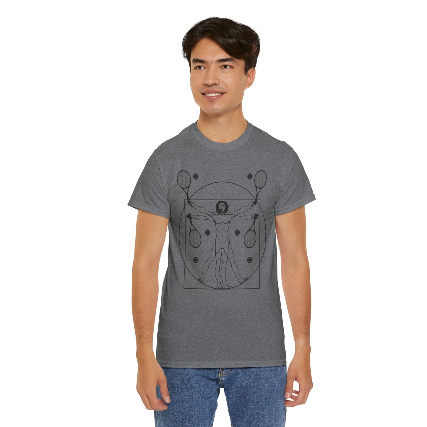 VITRUVIAN MAN (LEONARDO DA VINCI) - Tennis Basic Tee